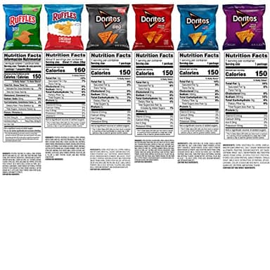 Frito-Lay Ruffles and Doritos Bold Variety Pack, 1 Ounce (Pack of 40) - Image 2