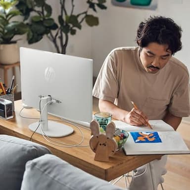 HP All-in-One Desktop Computer - for Everyday Use • Office Lifetime & Win 11 Pro • 21.5" FHD Anti-Glare Display • Intel Celeron CPU• w/Bundle Accessories(32GB RAM | 1TB SSD) - Image 9