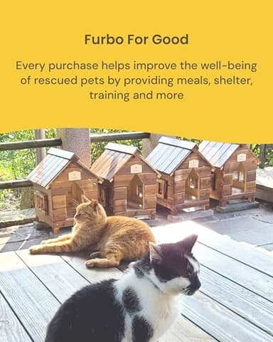 Furbo 360° Cat Camera: Pet Security Cam w/Meowing Alerts, Rotating View, Treat Toss w/Phone App, Smart Home Kitty Monitoring, 2-Way Speaker, No Subscription Needed. Standard See, Talk, & Toss Features - Image 8
