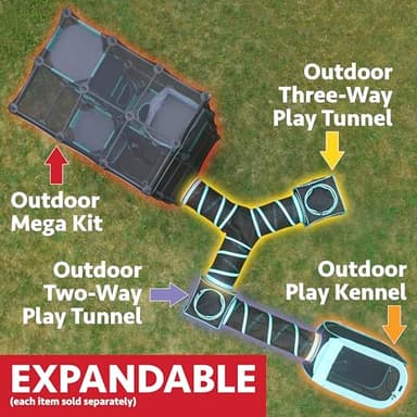 Kitty City Outdoor Catio Furniture and Play Kits for Cats, Outdoor Mega Kit - Image 5