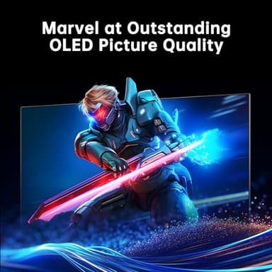 KTC 27-inch OLED Gaming Monitor | QHD 2560x1440P | 240Hz 0.03ms GTG | 1.5M:1 Contrast Ratio | DisplayHDR True Black 400 | 65W USB Type-C | Dual Speakers | Comes with Type-C, HDMI & DP Cables Included - Image 2