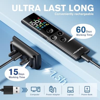 Dog Training Collar with Remote Control, 1600FT Electric Collars for Dogs 8-120 LBs, IP67 Waterproof Collar with Safe Static, Beep, Vibration, Rechargeable E-Collar for Small Medium Large Dogs, Black - Image 5