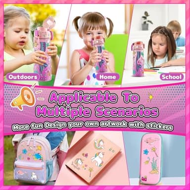 Decorate Your Own Water Bottle Kits for Girls, Mermaid Painting Diamond Art & Bracelet Making Kit for Girl, Crafts for Kids Ages 4-8, Birthday Christmas School Gifts (Mermaid) - Image 9