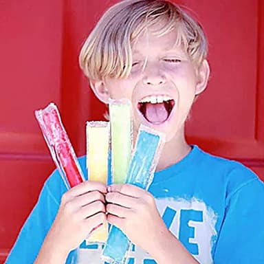 FEBSNOW 200 PCS Pop Bags - Pop Mold Bags with Funnel for Yogurt, Ice Candy, Ice Cream Party Favors (11"x2") - Image 6