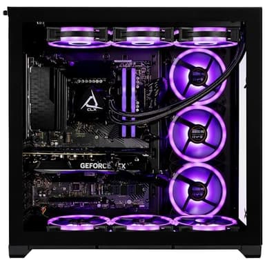 CLX Set Gaming PC - Intel Core i9 14900KF 3.2GHz, GeForce RTX 5070, 2TB NVMe M.2 SSD, 6TB HDD, 64GB DDR5 RGB Memory, 360mm AIO, WiFi, Windows 11 Home, Black - Image 2