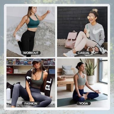 High Waisted Leggings for Women - No See Through Buttery Soft Novelty Workout Yoga Pants with Pockets - Image 5