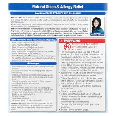 NeilMed Sinus Rinse - A Complete Sinus Nasal Rinse Kit, 50 count (Pack of 1) Count may vary - Image 2