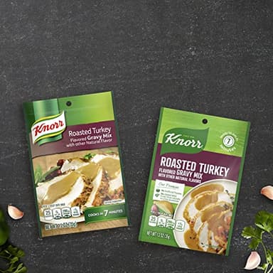 Knorr Turkey Gravy Mix For Delicious Easy Meals and Side Dishes Roasted Turkey Sauce and Gravy With No Artificial Flavors, No Added MSG 1.2 oz, Pack of 24 - Image 13