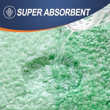 OLANLY Bathroom Rugs Mat 24x16, Extra Soft Absorbent Microfiber Bath Rugs, Rubber Backing, Quick Dry, Machine Washable Bath Mats for Bathroom Floor, Tub and Shower, Home Decor Accessories, Green - Image 4