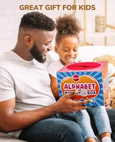 JoyCat Mystery Alphabet Box for Kids 52 PCS Letters Sorting Matching Game Activities Letter Sounds Fine Motor Learning Toys for Preschool Kindergarten Classroom - Halloween - Image 6
