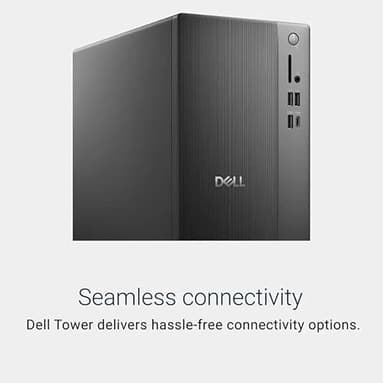 Dell Ect1250 Tower Desktop PC – Intel Core Ultra 5 225 (10‑Core) | 32 GB DDR5 RAM | 1TB NVMe SSD | Intel UHD Graphics | Bluetooth & Wi-Fi 6 | Windows 11 Pro | Keyboard & Mouse | Black - Image 3