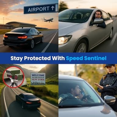 Speed Sentinel Radar Detector – 360° Police Speed Sentinel Radar Detectors for Cars with Voice Alerts, City & Highway Modes, False Alert Filtering VG-2 Immunity - Image 4
