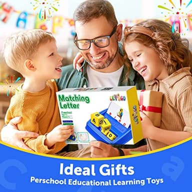 Educational Toys for 3 4 5 Year Old for Toddlers 2-4 Year Matching Letter Games for 3-5 Montessori Toys for Kids Toy for Ages 2-4 4-6 Birthday Halloween Christmas Easter Gifts for 3-5 Year Old - Image 7