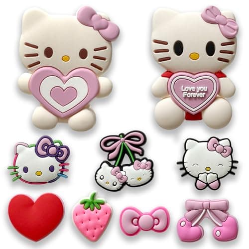 Cute Charms for Croc Clog Shoes Decoration, Charms Accessories for Shoe (White) - Image 1