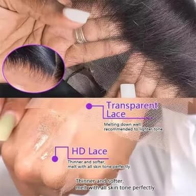 Tagota 32 Inch Deep Wave Lace Front Wigs Human Hair 13x6 HD Lace Front Wigs Human Hair Pre Plucked Brazilian Curly Wig Human Hair 200 Density Glueless Frontal Wigs with Baby Hair For Women - Image 5