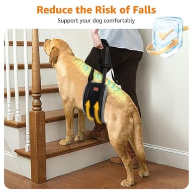 LOOBANI Portable Dog Sling for Back Legs, Hip Support Harness to Help Lift Dogs Rear for Canine Aid and Old K9 Cruciate Ligament Rehabilitation - Image 5