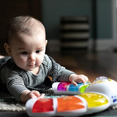Baby Einstein Glow & Discover Light Bar Musical Activity Station and Tummy Time Toy, Montessori Cause and Effect Early Learning for 3-36 months - Image 8