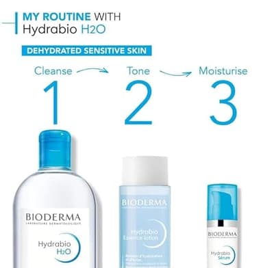 Bioderma - Hydrabio H2O - Micellar Water - Cleansing and Make-Up Removing - for Dehydrated Sensitive Skin , 16.91 Fl Oz (Pack of 1) - Image 6