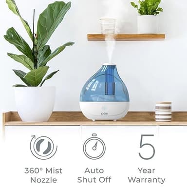 Pure Enrichment MistAire Ultrasonic Cool Mist Humidifier - Quiet Air Humidifier for Bedroom, Nursery, Office, & Indoor Plants - Lasts Up To 25 Hours - Image 10