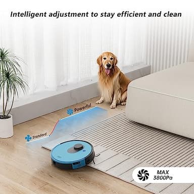 OKP Robot Vacuum L1 – 4000Pa Ultra Suction, LiDAR Mapping, Self-Cleaning Brush, WiFi/App/Alexa Control, 52dB Quiet, Ideal for Pet Hair, Carpets & Hard Floors - Image 5