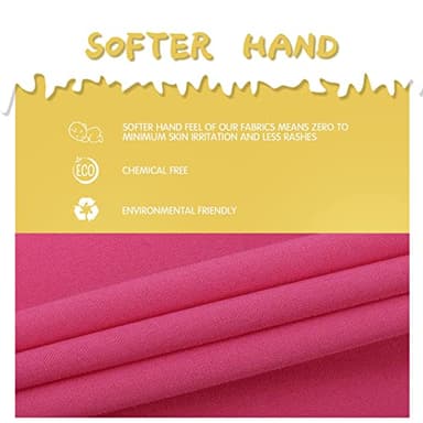 BRISIRA Boys Swim Trunks Bathing Suit Compression Boxer Brief Liner Swim Shorts Swimsuit Anti-Chafe Toddler Kids Youth Teen Hotpink - Image 3