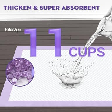 CROCI Dog Pads Extra Large 36x36in, Puppy Pads with Adhesive Tabs Super Absorbent Up to 11 Cups, Disposable (30 Counts) - Image 4