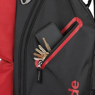 TaylorMade Golf 2023 Black/Red Classic Cart Golf Bag - Image 4