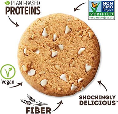 Lenny & Larry's The Complete Cookie, White Chocolate Flavored Macadamia, Soft Baked, 16g Plant Protein, Vegan, Non-GMO, 4 Ounce Cookie (Pack of 12) - Image 7