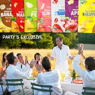 ONETANG Freeze-Dried Mixed Fruit, 12 Pack Single-Serve Pack, Non GMO, Kosher, No Add Sugar, Gluten free, Vegan, Holiday Gifts, Healthy Snack 0.35 Oz - Image 6