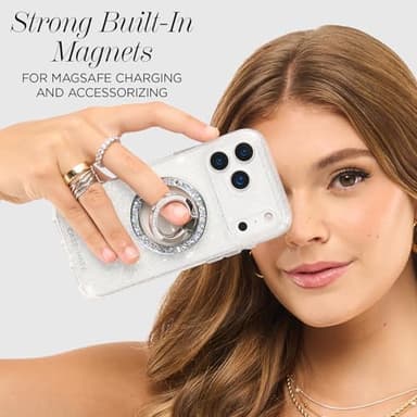 Case-Mate iPhone 17 Pro Max Case [Compatible with MagSafe] - Stylish Sparkly Phone Case with 12ft Drop Protection - Premium Magnetic Cover for iPhone 17 Pro Max - Twinkle Stardust - Image 4