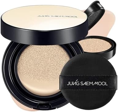 JUNG SAEM MOOL [ SPF ] Essential Skin Nuder Cushion (17 Fair Light) | Refill Included (0.98 Fl Oz) | SPF50 Broad Spectrum | Natural Finish | Makeup Artist Brand - Image 3