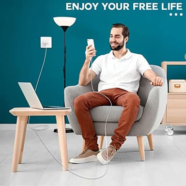 Fast Charger iPhone,iPhone Charger Fast Charging 2Pack USB C Wall Charger Block Fast i Phone Chargers 6FT Type-C USB C to Lightning Cable Cord for iPhone14/14Plus/13/12/11 Pro Max,Mini,8,iPad/AirPods - Image 6