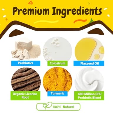 PENPENPET Dog Allergy Relief Chews, Dog Itching Skin Relief, Omega 3 for Dogs Itch Supplement, Relieve Seasonal Allergy, Provide Immune Support (Peanut Butter Chews, 180ct) - Image 3