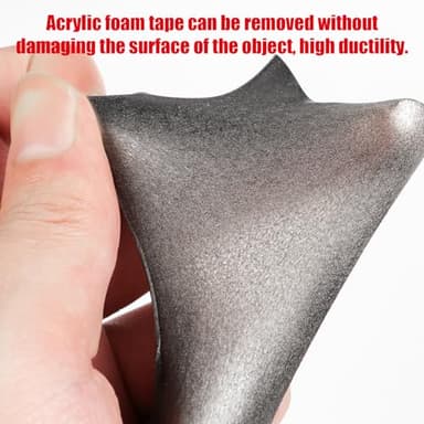 Double Sided Tape Heavy Duty, Waterproof Mounting Foam Tape, 36.5ft Length, 0.4in Width, High Temperature Resistant Adhesive Tape for Car, LED Strip Light, Office Decor, Made of 3M VHB Tape. - Image 9