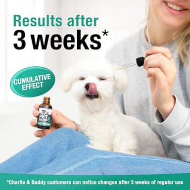 Charlie & Buddy Hemp Оil for Dogs Cats - Helps Pets with Аnxiеty, Pаin, Strеss, Slееp, Аrthritis, Sеizures Rеlief - Нiр Jоint Hеalth - Cаlming Trеats - Image 8