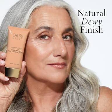 LAURA GELLER NEW YORK Quench-n-Tint Hydrating Foundation - Light/Medium - Sheer to Light Buildable Coverage - Natural Glow Finish - Lightweight Formula with Hyaluronic Acid - Image 4