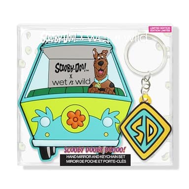 wet n wild Scooby Doo Collection, Versatile Portable Hand Mirror & Keychain Set, Comfort-Grip Handle - Scooby Dooby Doooo! - Image 2