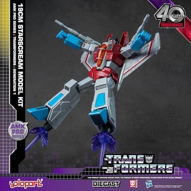 YOLOPARK Transformers Toys G1 Starscream with Upgraded Weaponry,7.48 Inch Highly Articulated Transformers Action Figures for Ages 15 and Up,No Converting Starscream Transformer Toys - Image 6