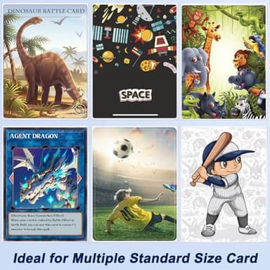 1000 Pcs Toploaders for Trading Cards, Soft Penny Sleeves Protectors Plastic Holders Fit for MTG, Baseball, Sports, Game Standard Cards - Image 5