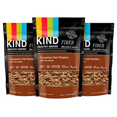 KIND Healthy Grains Clusters, Cinnamon Granola, Healthy Snacks, Gluten Free, 3 Count - Image 1
