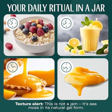 TrueSeaMoss Sea Moss Gel – Made in USA – 5-in-1 Formula – Wildcrafted Seamoss, Ashwagandha & Vegetables – Ashwagandha, Pack of 1 (Labels May Vary) - Image 4