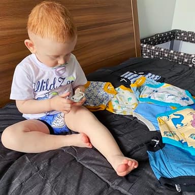 BIG ELEPHANT Baby Boys' 10 Pack Toddler Potty Training Pants 100% Cotton Underpants, 5-6Y - Image 3