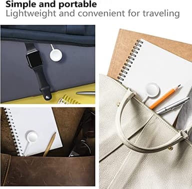 𝟐𝟎𝟐𝟓 𝐔𝐩𝐠𝐫𝐚𝐝𝐞𝐝 for Apple Watch Charger Magnetic Fast Charging Cable [Portable] Magnetic Wireless Charging Compatible with iWatch Series Ultra/10/9/8/7/6/SE/5/4/3/2-[3.3FT] White - Image 6