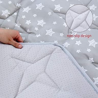 Hexagon Playpen Mat, Baby Playmat Fits Regalo Portable Play Yard 48 Inch and hiccapop 53" PlayPod Playpen, 6 Panel Playpen Mattress Non Slip Pad Mat - Image 5