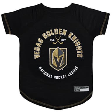 Pets First PET TEE Shirt Las Vegas Golden Knights Ice Hockey Team Dog Shirt Size: X-Large. Soft Breathable Stretchable & Washable Pet T-Shirt. Cool & Fashionable Pet Shirt for The Knights Hockey Fan - Image 1