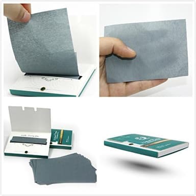 Oil Absorbing Facial Blotting Sheets For Oily Skin, 100 Count, pack of 6 - Natural Bamboo Charcoal Handy Face Blotting Paper for Both Women and Men Use - Image 6