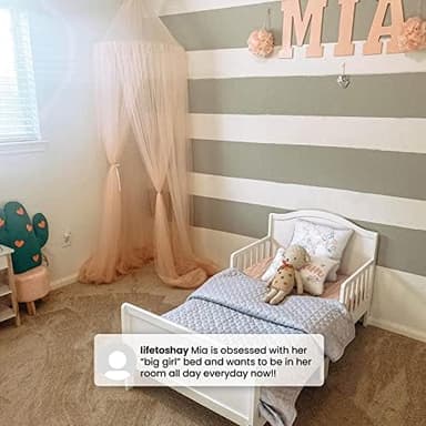 Delta Children Bennett Wood Toddler Bed - Greenguard Gold Certified, Bianca White - Image 7