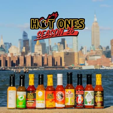 Hot Ones Hot Sauce Challenge Set - Season 26 Gift Set Variety Pack - Made with Natural Ingredients - Unique Small Batch Sampler - 5 fl oz Bottles (10-Pack) - Image 2