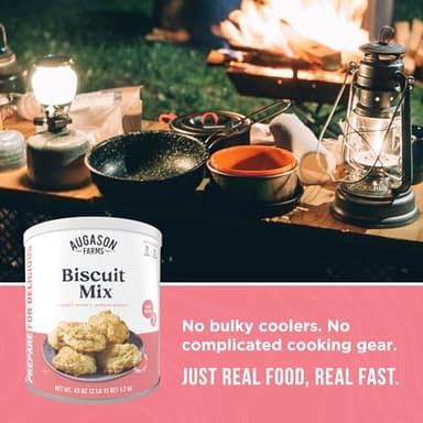 Buttermilk Biscuit Mix Can Emergency Food Supply, 29 Servings, 10 Year Shelf Life - Biscuit Mix Just Add Water and Baking Powder - Image 7