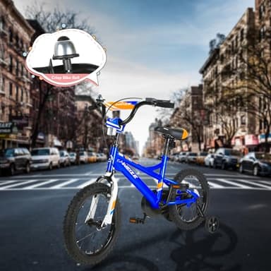 WEIZE Kids Bike,16 Inch Children Bicycle for Boys Girls Ages 4-12 Years Old, Rider Height 38-48 Inch, Coaster Brake, Blue - Image 6